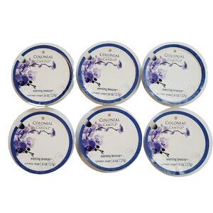Colonial Candle Wax Simmer Snaps x6 Evening Breeze Discontinued Scent VHTF
